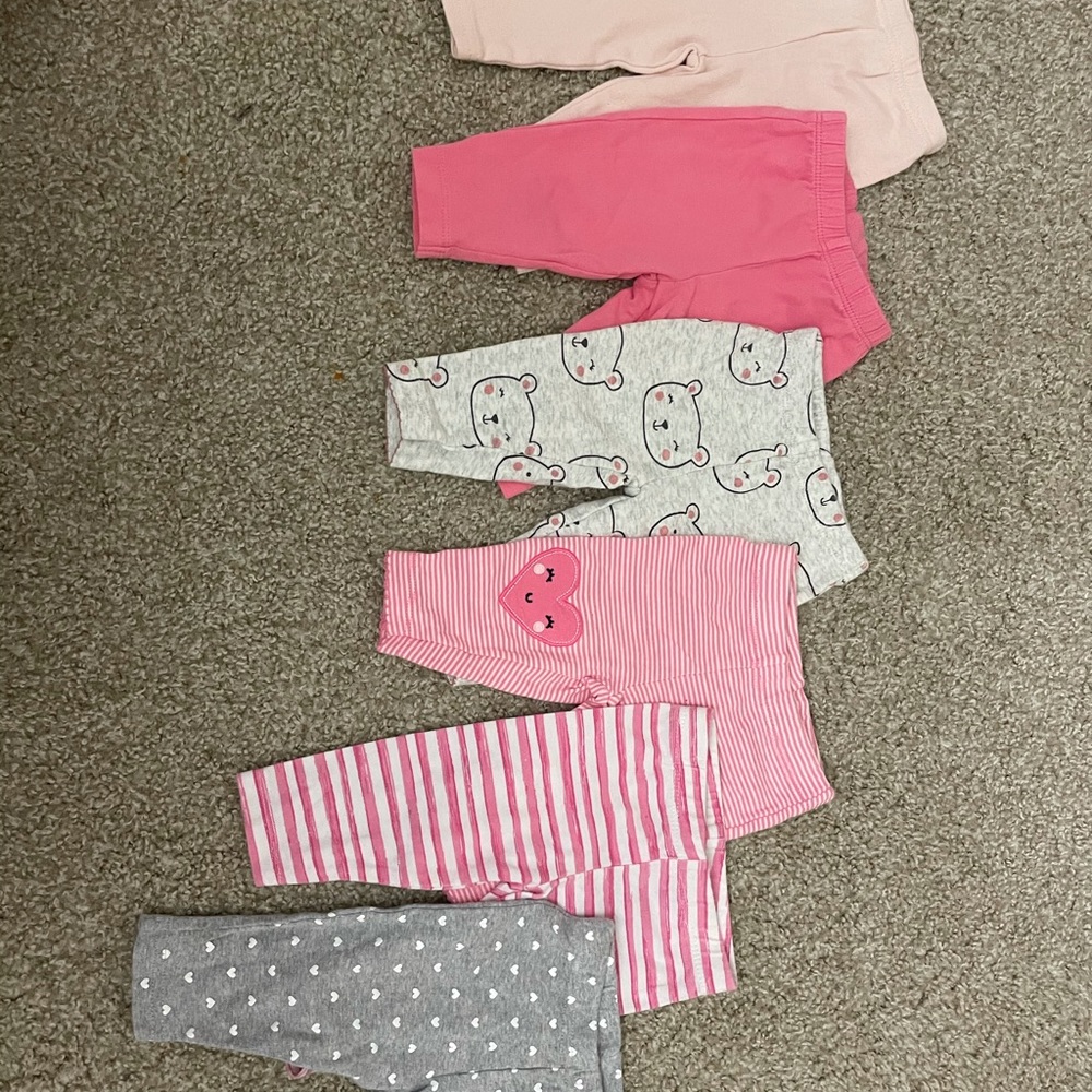 Pink Baby Leggings Assortment